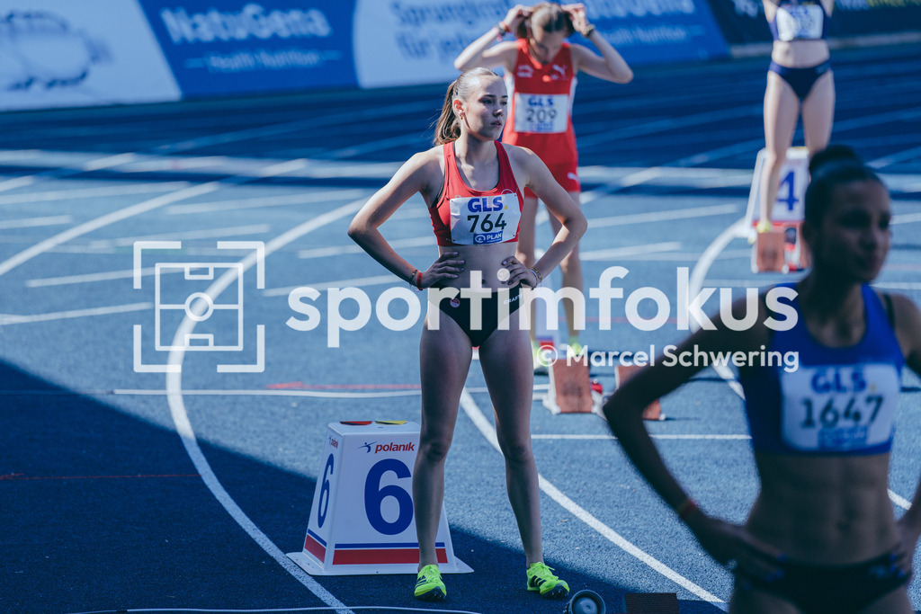 Deutsche Meisterschaften U20 / U16 2026 | Luna Fischer, VfL Eintracht Hannover, 764, 400-Meter-Lauf, Deutsche Meisterschaften der U20 &amp; U16 2026, Lohrheidestadion Bochum-Wattenscheid, 10.07.2026. Foto: Marcel Schwering / sportimfokus - Realisiert mit Pictrs.com