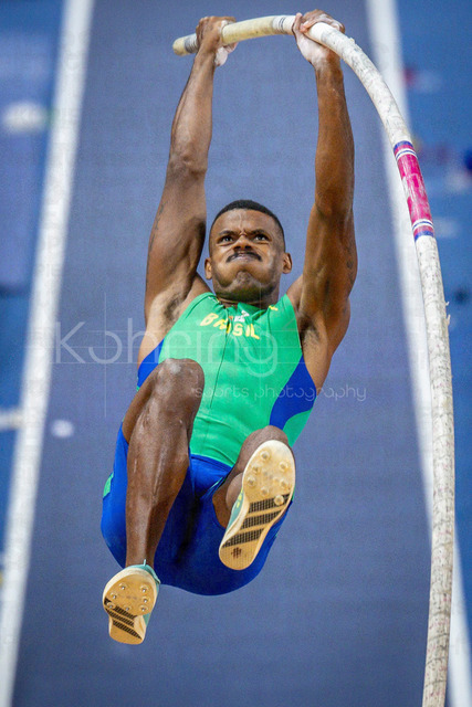 World Athletics Indoor Championships Kujawy Pomorze 26, 21.03.2026 | TORUN, POLAND - MARCH 21:  Jose Fernando FERREIRA (BRA) competes in the men's pole valt of the heptathlon during the World Athletics Indoor Championships Kujawy Pomorze 26 on day 2 / session 1 at Kujawsko-Pomorska Arena Torun on March 21, 2026 in Torun, Poland. 