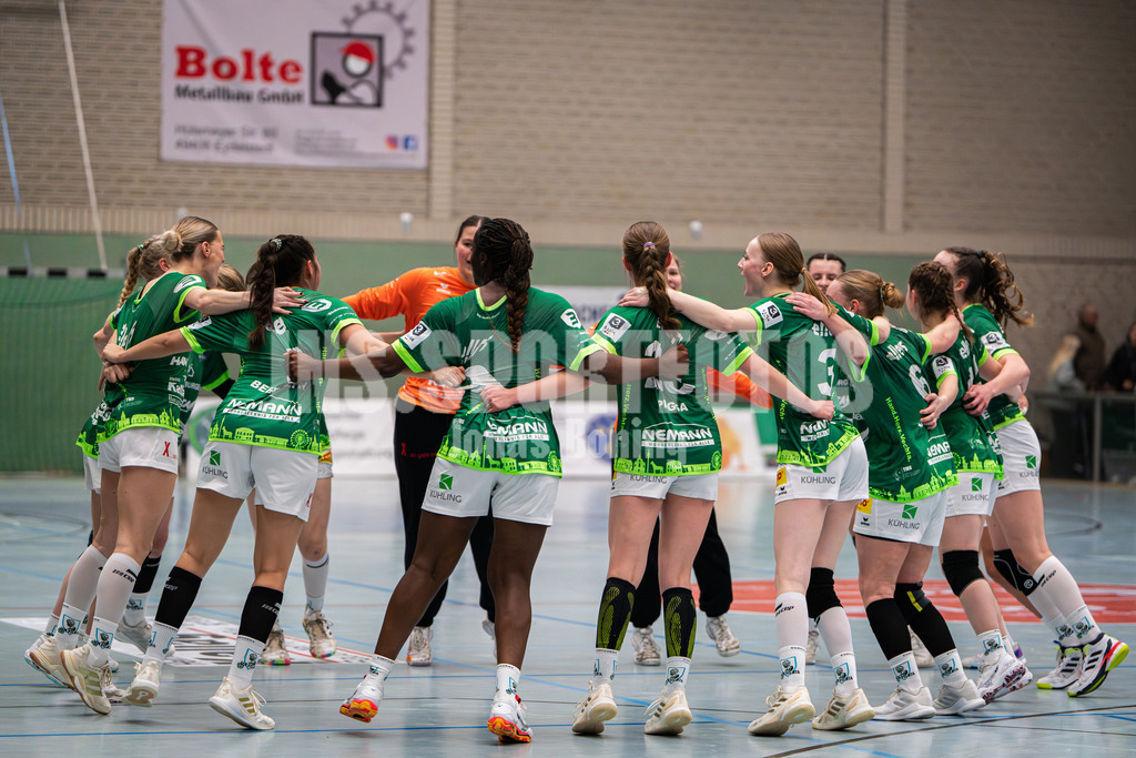 Handball I Frauen I Saison 2025-2026 I 3. Liga Staffel Nord I 13. Spieltag I SC SFN Vechta -Buxtehuder SV II-75 | SC SFN Vechta Frauen - Realisiert mit Pictrs.com