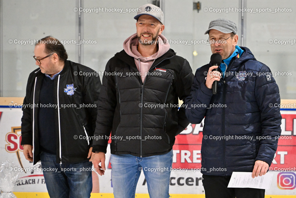 ESC Steindorf vs. SC Hohenems 11.3.2023 | Sportlicher Leiter ESC Steindorf Armin Rac, ETTLMAYR Timo