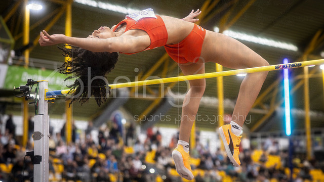 Deutsche Leichtathletik-Hallenmeisterschaften; Dortmund, 28.02.2026 | Ella Obeta (LG Nord Berlin, 72); Deutsche Leichtathletik-Hallenmeisterschaften am 28.02.2026 in der Helmut-Körnig-Halle in Dortmund. 