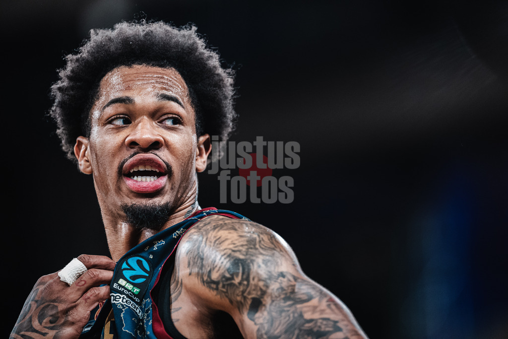 Basketball | Männer | Saison 2023/2024 | BKT EuroCup | Veolia Towers Hamburg vs. Umana Reyer Venice | 06.02.2024 | Rayjon Tucker (#59, Umana Reyer Venice) Portrait