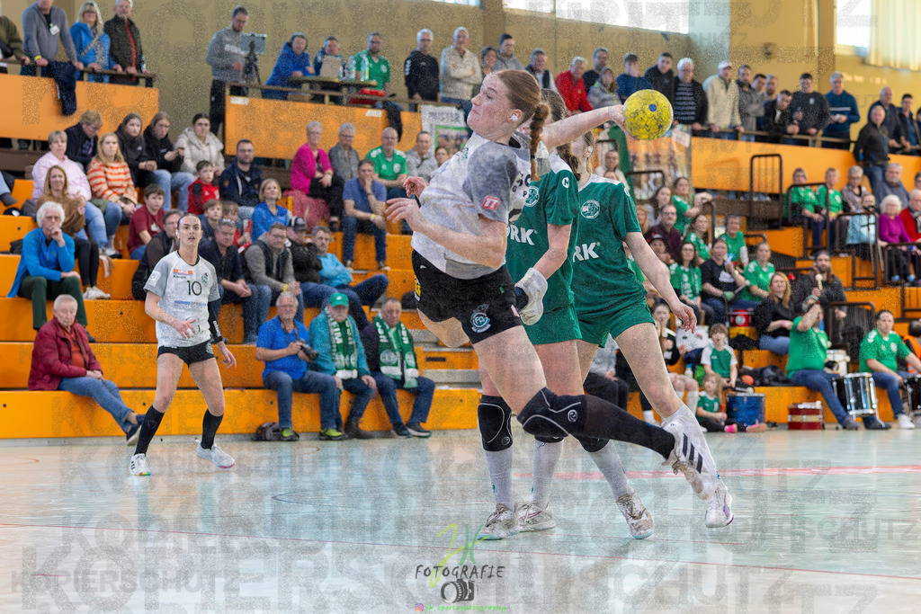Jugendbundesliga wJA, Pokalrunde, HSG Kleenheim/Langgöns - Frisch Auf Göppingen | Jugendbundesliga wJA, Pokalrunde, HSG Kleenheim/Langgöns - Frisch Auf Göppingen am 28.02.2026 in Oberkleen (Weidig-Halle)Photo © 2026 - Jörg Heinrich - Realisiert mit Pictrs.com