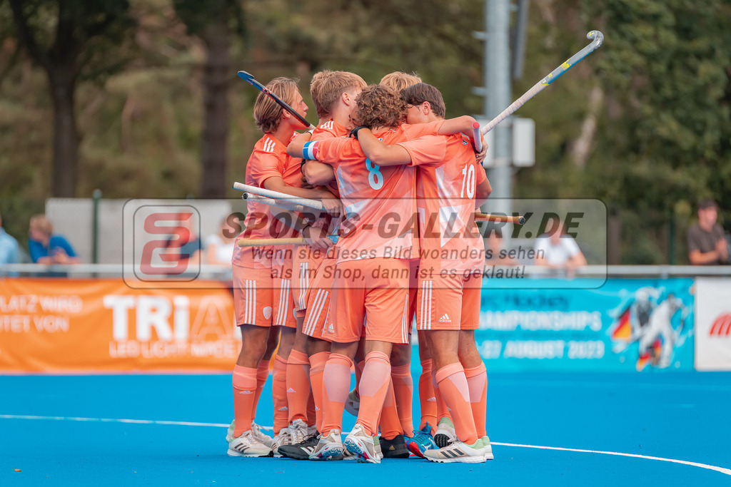 HK_20230715_102265 | Euro Hockey MU18 SF1 Belgium vs Netherlands  Championship Girls &amp; Boys am 15.7.2023 CHTC , Krefeld ,