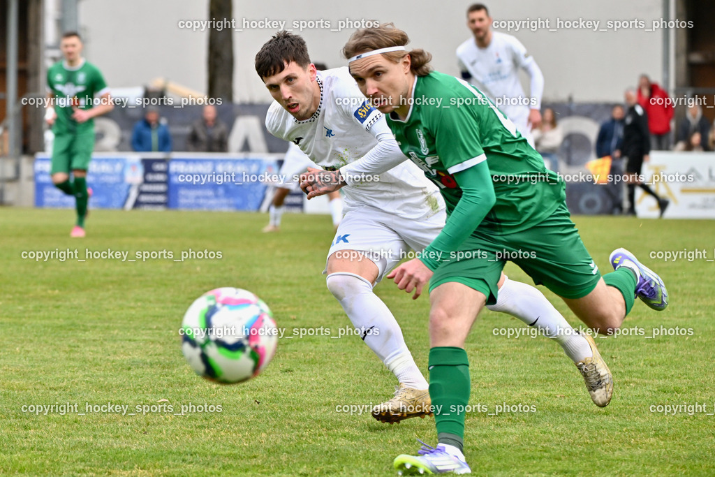SAK vs. VST Völkermarkt | #20 Lukas Alfred Sadnik VST Völkermarkt, #29 Andraz Zinic SAK, SAK vs. VST Völkermarkt, SAK vs. VST Völkermarkt am 21.03.2026 in Klagenfurt (Sportpark Welzenegg), Austria, (Photo by Bernd Stefan)