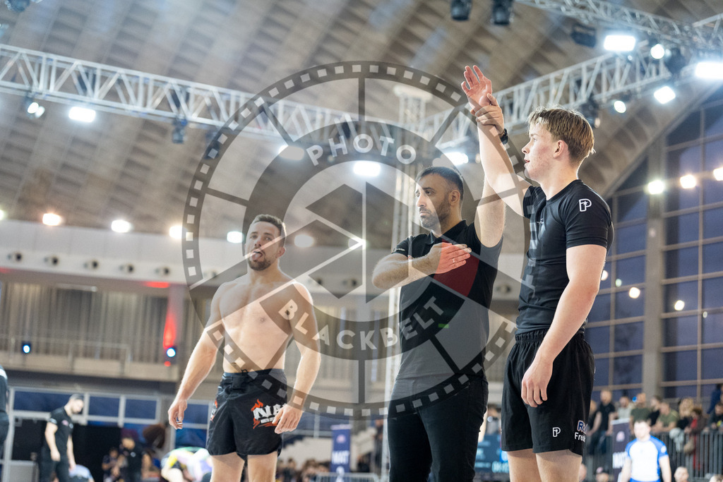 20260214PBB1071 | Fighters compete during the ADCC European Trials  competition day 1 in Belgrade, Serbia, on February 14, 2026.