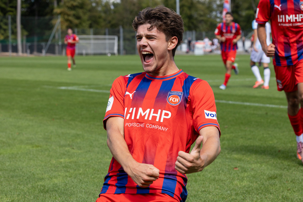 20260830-U19_DFB-Pokal_FCH-1860_040 | 1.FC Heidenheim 1846 vs. TSV 1860 München, Fußball, U19, DFB-Pokal, 2026/2027, 2. Runde, 30.08.2026 in Heidenheim, Walter-Birkhold-Jugendstadion(Foto: Michael Bulling) - Realisiert mit Pictrs.com