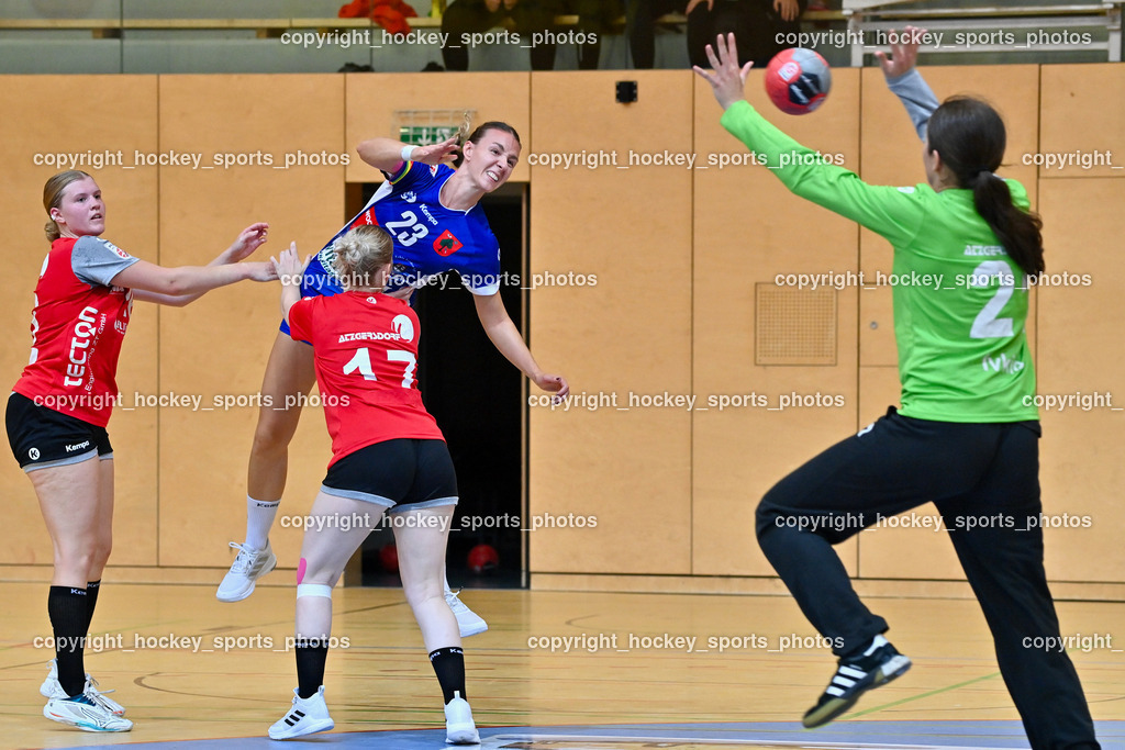 SC Ferlach Damen vs. WAT Atzgersdorf 3.9.2022 | #16 TESCHE Luca, #23 Prevendar Dorotea, #17 Grießler Laura, #21 IVKIC Nicole