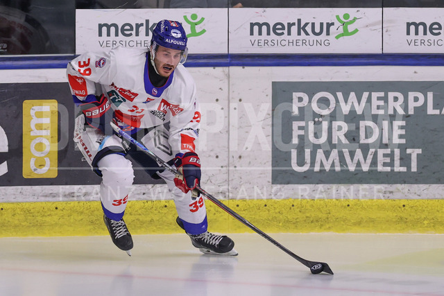 ICE Hockey League: Moser Medical Graz 99ers vs HC TIWAG Innsbruck – Die Haie | Graz, Austria,31.Jan.26 - ICE HOCKEY - ICE Hockey League, Graz 99ers vs HC Innsbruck. The image shows Emmett Sproule (Innsbruck).
