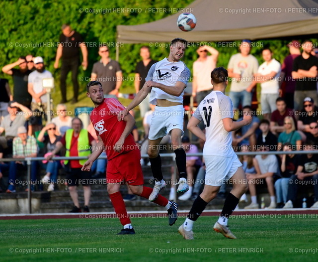 Relegation zur Gruppenliga | 14.06.2023 Fussball Saison 2022 2023 Endspiel SG Modau - TSV Auerbach Mitte Konstantin Becker (11 SGM) (Foto: Peter Henrich) - Realisiert mit Pictrs.com