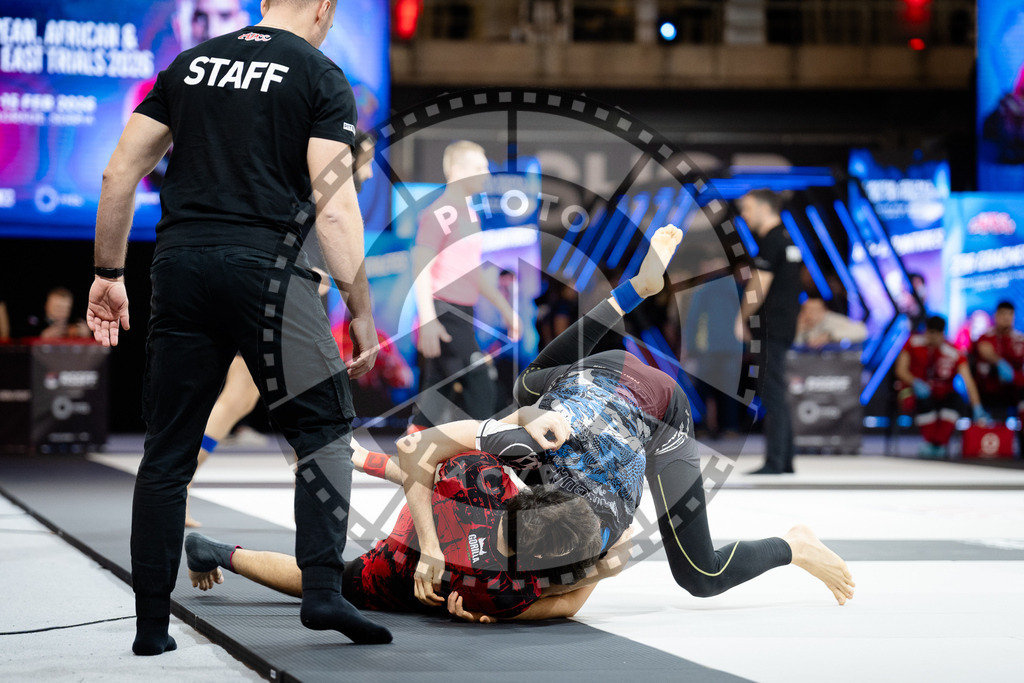 20260214PBB0190 | Fighters compete during the ADCC European Trials  competition day 1 in Belgrade, Serbia, on February 14, 2026.