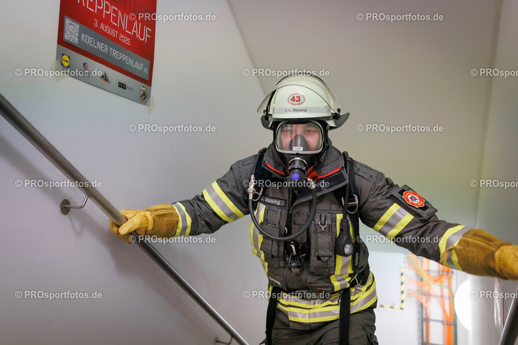 KölnTurm Treppenlauf; Köln, 03.08.2025 | Impressionen vom KölnTurm Treppenlauf am 03.08.2025 in Köln (Nordrhein-Westfalen). 