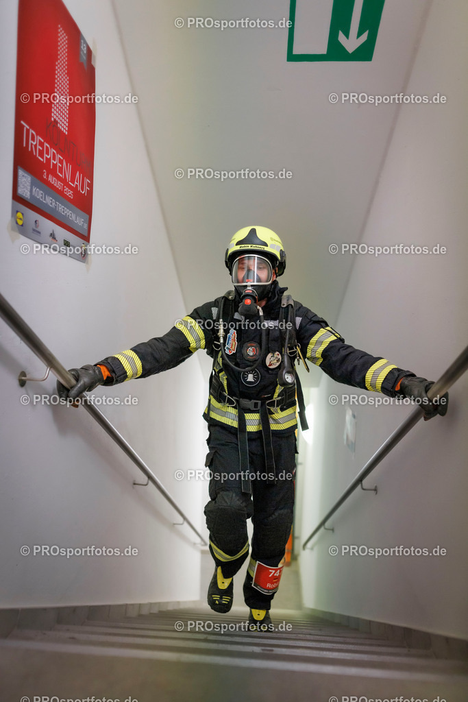 KölnTurm Treppenlauf; Köln, 03.08.2025 | Impressionen vom KölnTurm Treppenlauf am 03.08.2025 in Köln (Nordrhein-Westfalen). 