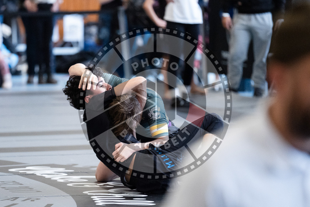 20251129PBB5727 | Fighters compete during the luta livre competition ILLCS XI winter edition on November 29, 2025 in Hannover, Germany.