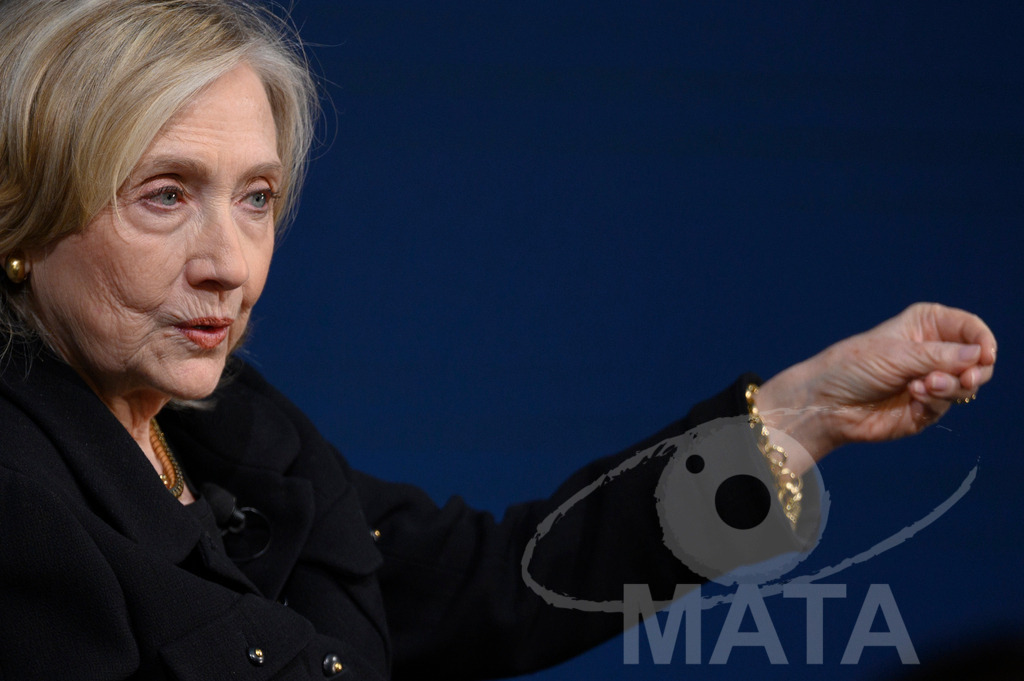 _DWI2843 | Die US-Politikerin Hillary Clinton auf der Veranstaltung Bridging Scholarship and Statecraft im Rahmen der Münchner Sicherheitskonferenz 2026. München, 13.02.2026 Bayern Deutschland  - Realisiert mit Pictrs.com