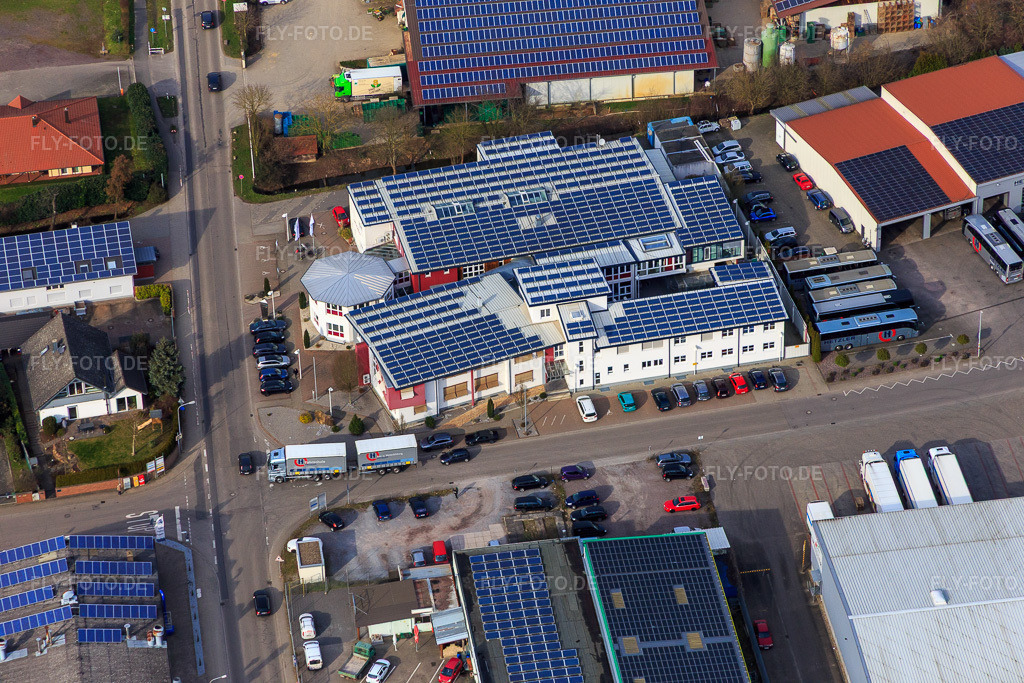 Luftbild: REHA med Gesundheitspark GmbH - Abteilung Orthopädie & Neurologie in Herxheim bei Landau im Bundesland Rheinland-Pfalz in Deutschland. Foto: IMG_086434.jpg vom 26.02.2016 durch Werner Riehm/FLY-FOTO.deReha Med Gesundheitspark