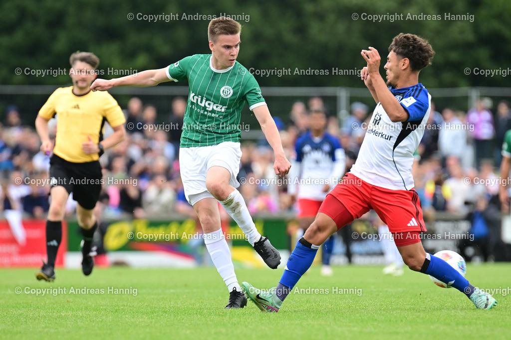 Fußball I Herren I Testspiel  I TSV Elstorf - Hamburger SV I 5.7.2025 | a-hannig - Realisiert mit Pictrs.com