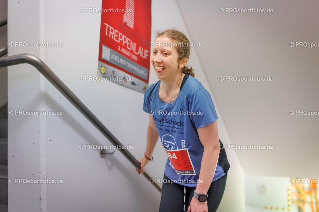 KölnTurm Treppenlauf; Köln, 03.08.2025 | Impressionen vom KölnTurm Treppenlauf am 03.08.2025 in Köln (Nordrhein-Westfalen). 