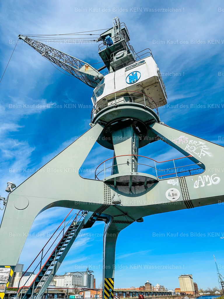 Magdeburg Kran Wissenschaftshafen-1489 | Kran im Wissenschaftshafen - Realisiert mit Pictrs.com