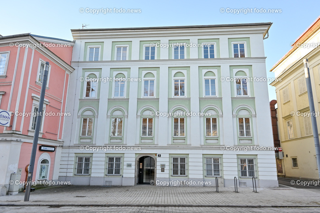 Landesrechnungshof OÖ_ 16.01.2023-9 | 16.01.2023, Linz, AUT, OOE Landesrechnungshof im Bild OOE Landesrechnungshof, Oberoesterreichischer Landesrechnungshof, Schild, Eingang, Gebauede, Haus