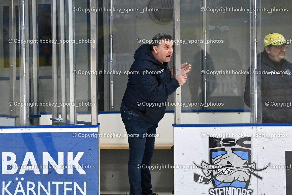 ESC Sparkasse Steindorf vs. ESV Ferlach | Sektionsleiter ESC Steindorf Hans Tschernutter, ESC Sparkasse Steindorf vs. ESV Ferlach, ESC Sparkasse Steindorf vs. ESV Ferlach am 22.02.2026 in Steindorf  (Ossiachersee Halle ), Austria, (Photo by Bernd Stefan)