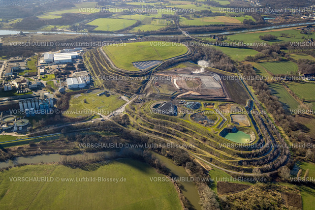 Luenen230204356 | Luftbild, Deponie Oberlipper Straße, Waltrop, Ruhrgebiet, Nordrhein-Westfalen, Deutschland