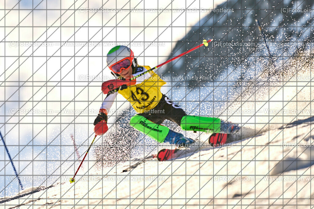 ALP8883_NOe-Kinder-LM_SL-II_Hochkar_Matzinger Xaver | (C)FotoLois.com, Alois Spandl. NÖ Kinder-Landesmeisterschaft, SLALOM im Draxlerloch am Hochkar, zweiter Lauf, So 18. Februar 2024.