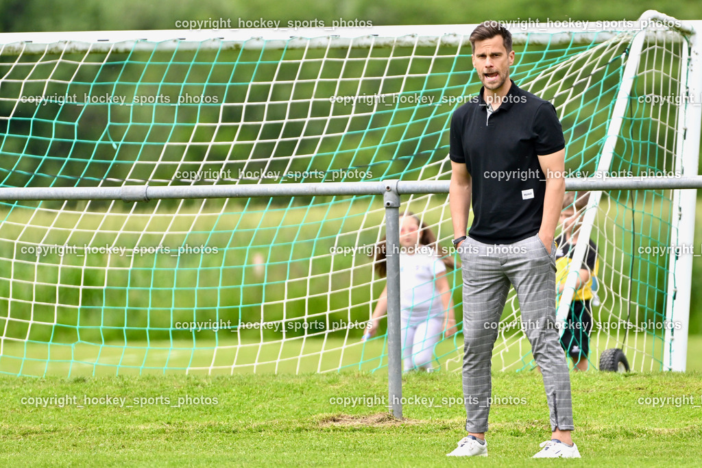 ATUS Velden vs. VST Völkermarkt | Headcoach ATUS Velden Marcel Günther Kuster, ATUS Velden vs. VST Völkermarkt, ATUS Velden vs. VST Völkermarkt am 30.05.2024 in St. Egyden (Sportpark St. Egyden), Austria, (Photo by Bernd Stefan)