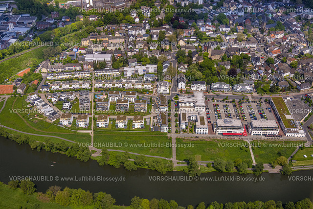 Herdecke230502644 | Luftbild, Ortsansicht mit Quartier Ruhr-Aue, Fluss Ruhr, Ruhrpromenade, Herdecke, Ruhrgebiet, Nordrhein-Westfalen, Deutschland