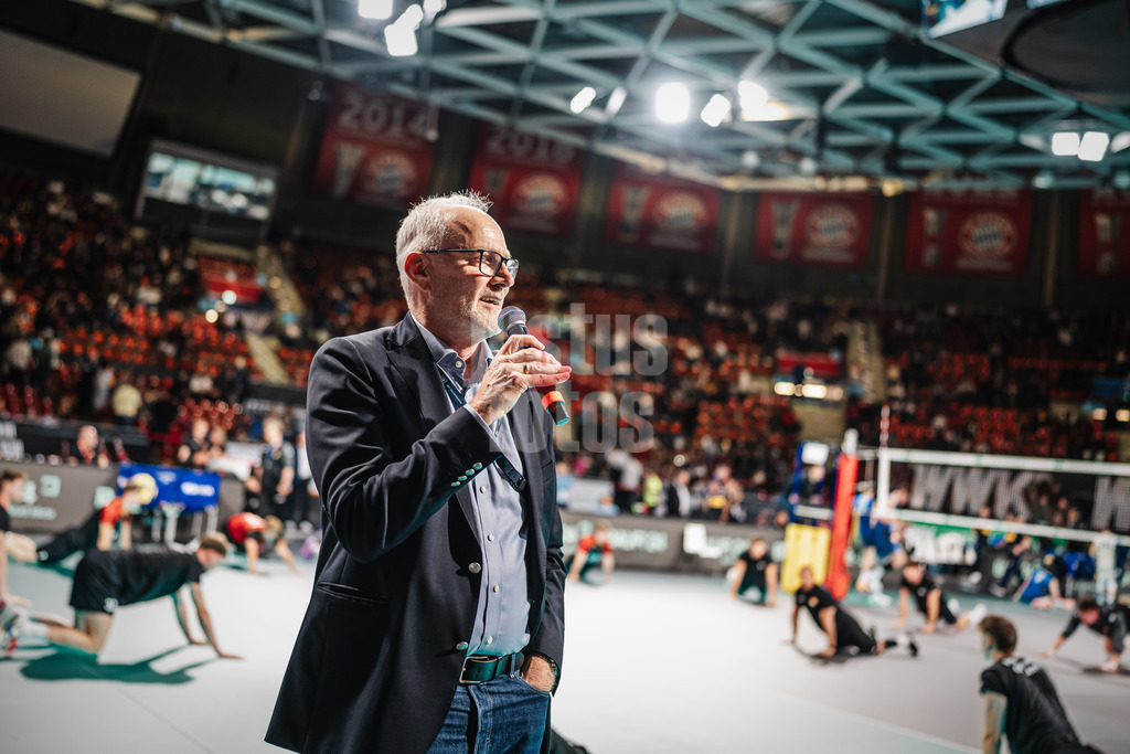 Volleyball | Männer | Testspiel | Deutschland vs. Italien | 26.05.2025 | Christoph Schieder (Präsident Bayerischer Volleyball-Verband)