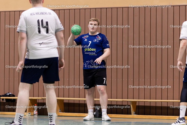 Handball I Herren I Saison 2025-2026 I SHSE Manfred-Frank-Pokal I Viertelfinale I HSG Kalkberg 06 II - HSG Kalkberg 06 080 | Jannick Swoboda (7, HSG Kalkberg 06) - Realisiert mit Pictrs.com