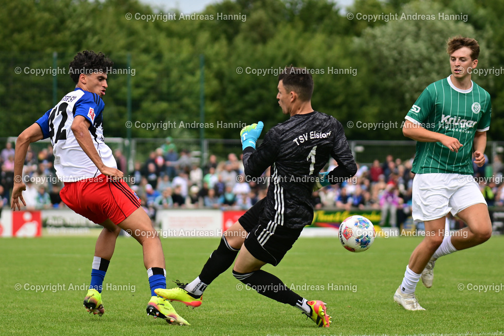 Fußball I Herren I Testspiel  I TSV Elstorf - Hamburger SV I 5.7.2025 | a-hannig - Realisiert mit Pictrs.com
