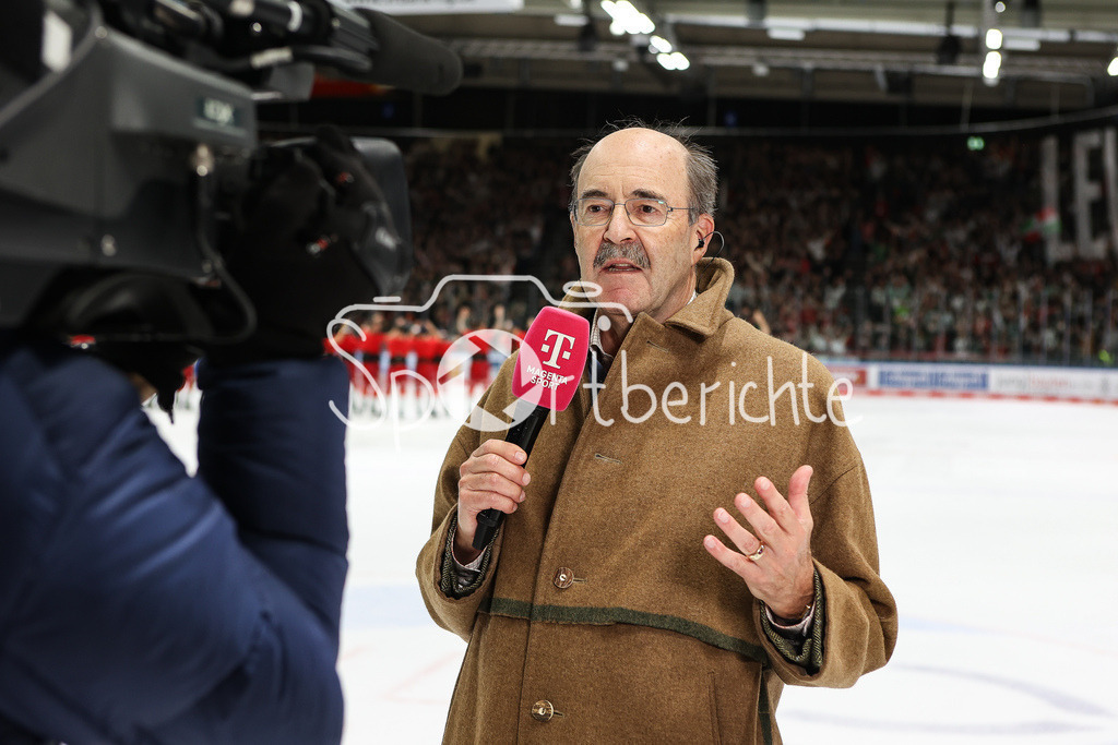 Augsburger Panther - Nürnberg ICE Tigers | Fritz von Thurn und Taxis analysiert das Retro Derby zwischen Augsburg und Nuernberg nach der Partie / DEL Retro Spiel / Magentasport / Magenta Sport