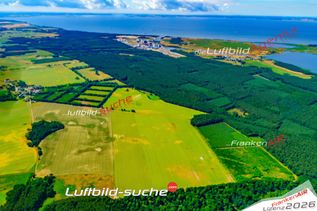 Das Luftbild der Stadt Rubenow wurde 2018 vom Flugzeug heraus erstellt (keine Drohne) Aufnahmehöhe ca.400 Meter- hohe Auflösung für beste Druck-Qualität