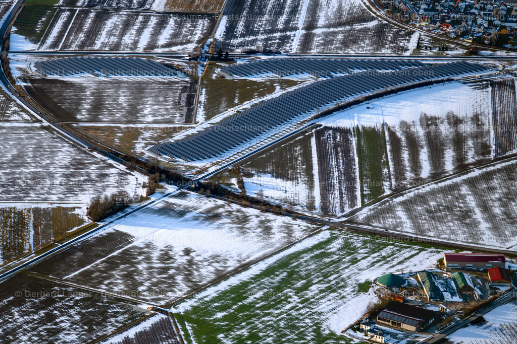 3900496 | Solaranlage bei Bobingen Winteraufnahme