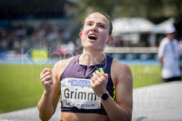 Multisport Event; Ratingen, 27.06.2026 | RATINGEN, GERMANY - JUNE 27, 2026 : Vanessa Grimm (GER / Germany) reacts during heptathlon’s high jump the Multisport Event at Stadion Ratingen on June 27, 2026 in Ratingen, Germany.