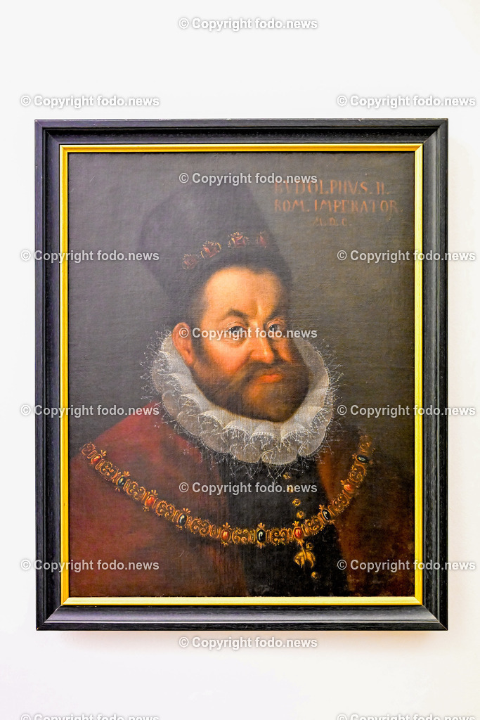Schlossmuseum Linz_ 18.01.2024-15 | 18.01.2024, Schlossmuseum Linz, AUT, Schlossmuseum, im Bild Kaiser Rudolph II.