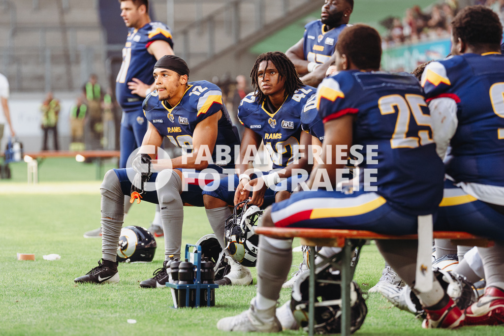 GER Rhein Fire vs. Alpine Rams, American Football, AFLE, Saison 2026, 01.08.2026 | GER Rhein Fire vs. Alpine Rams, American Football, AFLE, Saison 2026, 01.08.2026Foto: Eibner-Pressefoto/Fabian Friese - Realisiert mit Pictrs.com