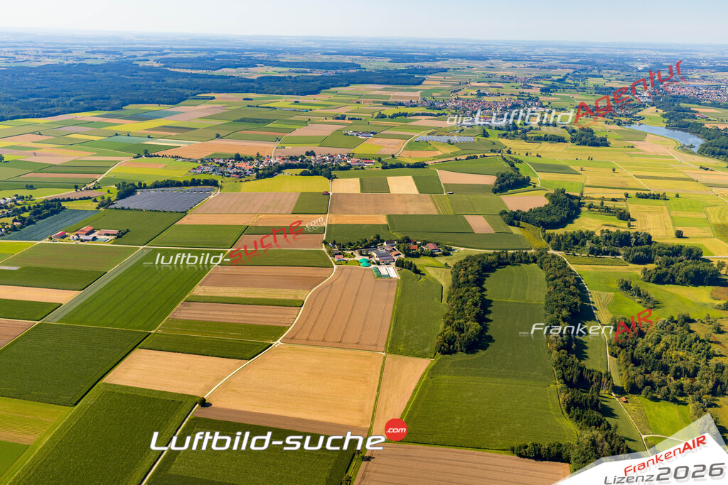 Schrägluftbild  Hausen  Ellzee - Das Luftbild wurde 2025 vom UL-Flugzeug heraus erstellt ( keine Drohne ) - Hochauflösende Luftaufnahme -Nicht vergleichbar mit Google Maps oder Satelittenbilder- Die Geschenkidee !Mit Lizenz und Bildrechte bestellbar