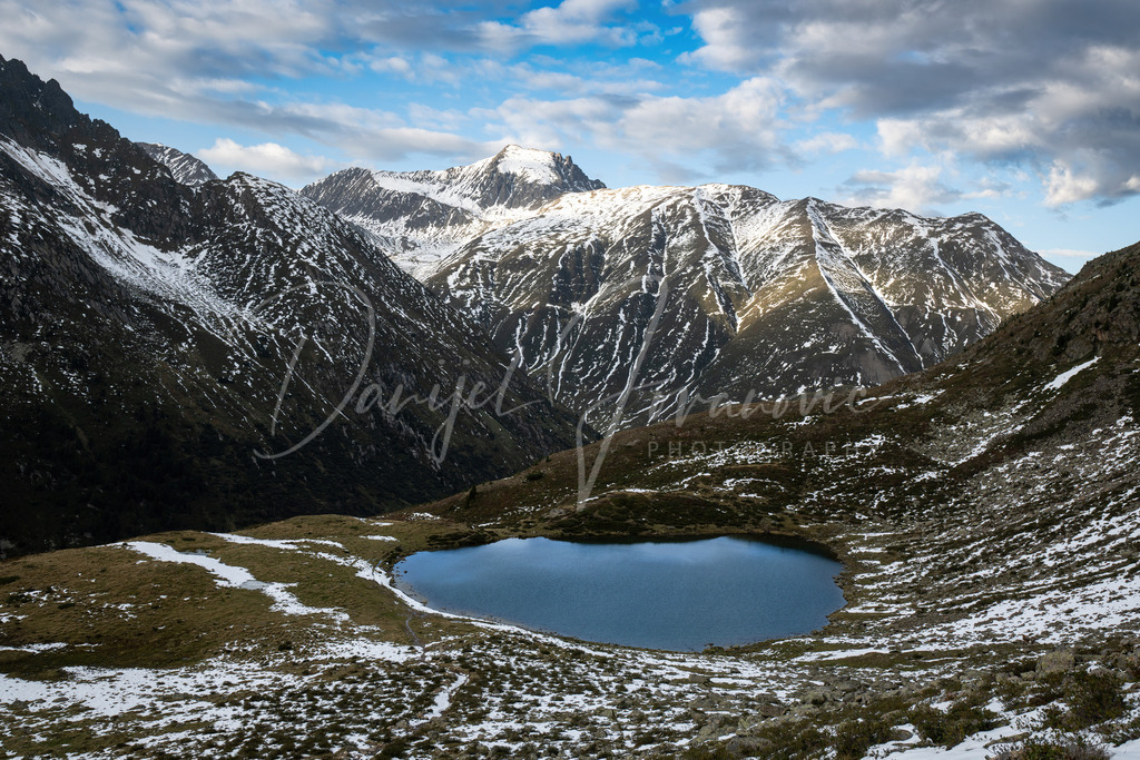 Hirschebensee | mit erstem Schnee im Herbst