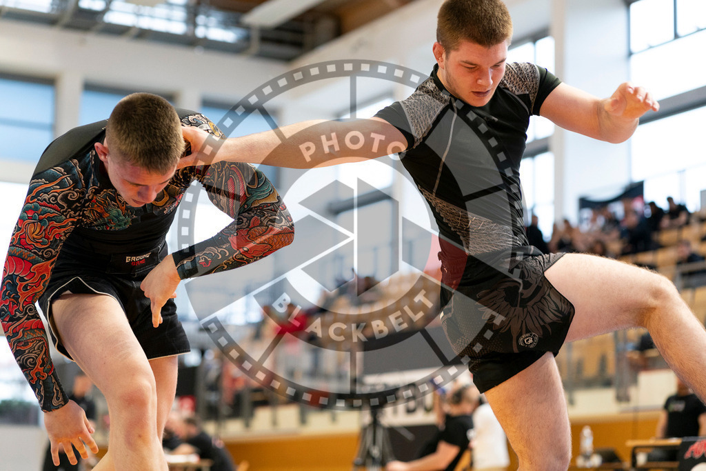 20240316PBB0830 | Athletes compete during the ADCC Eastern European Open grappling Competition in Poznan, Poland, on March 16, 2024.