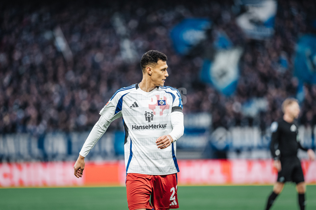 Fußball | Männer | Saison 2024/2025 | 2. Fußball-Bundesliga | 17. Spieltag | Hamburger SV vs. SpVgg Greuther Fürth | 21.12.2024 | Davie Selke (#27, HSV)