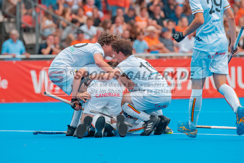 HK_20230715_102326 | Euro Hockey MU18 SF1 Belgium vs Netherlands  Championship Girls &amp; Boys am 15.7.2023 CHTC , Krefeld ,