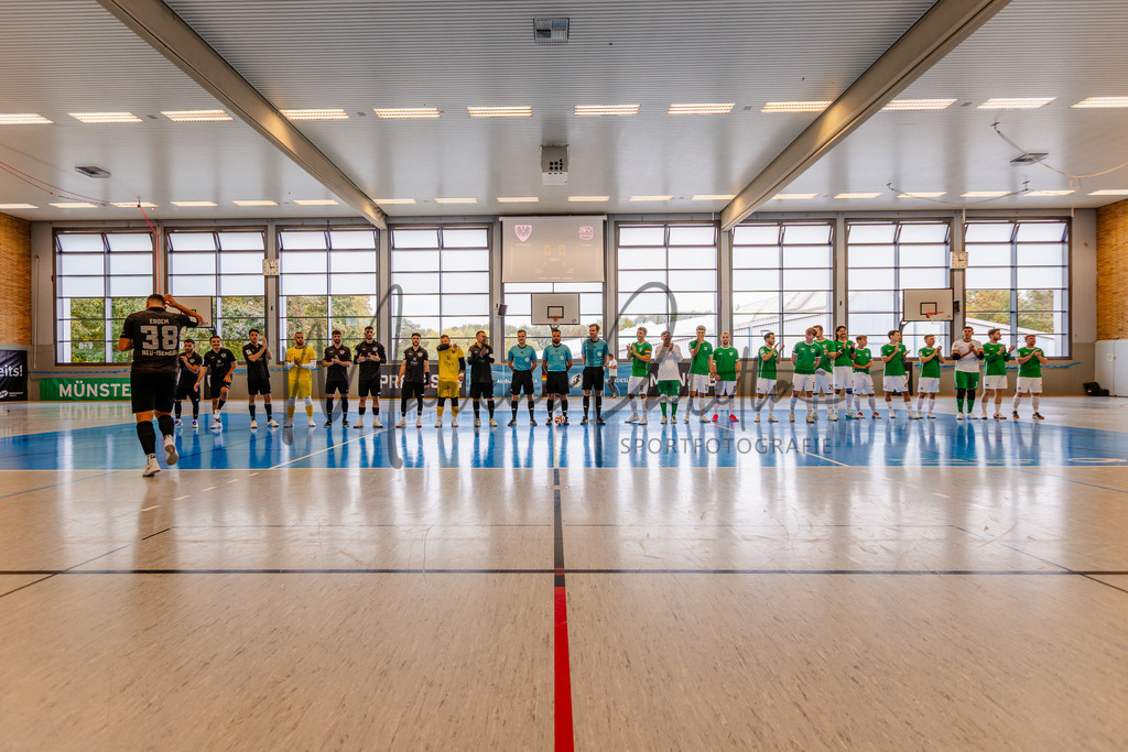 Futsal-Bundesliga, Saison 2025/2026, 4. Spieltag: SC Preußen Münster - SV Pars Neu-Isenburg | Futsal-Bundesliga, Saison 2025/2026, 4. Spieltag, SC Preußen Münster empfängt SV Pars Neu-Isenburg in der Universitäts-Sporthalle in Münster. Foto: sportfotografie.ms | Markus Paletta - Realisiert mit Pictrs.com