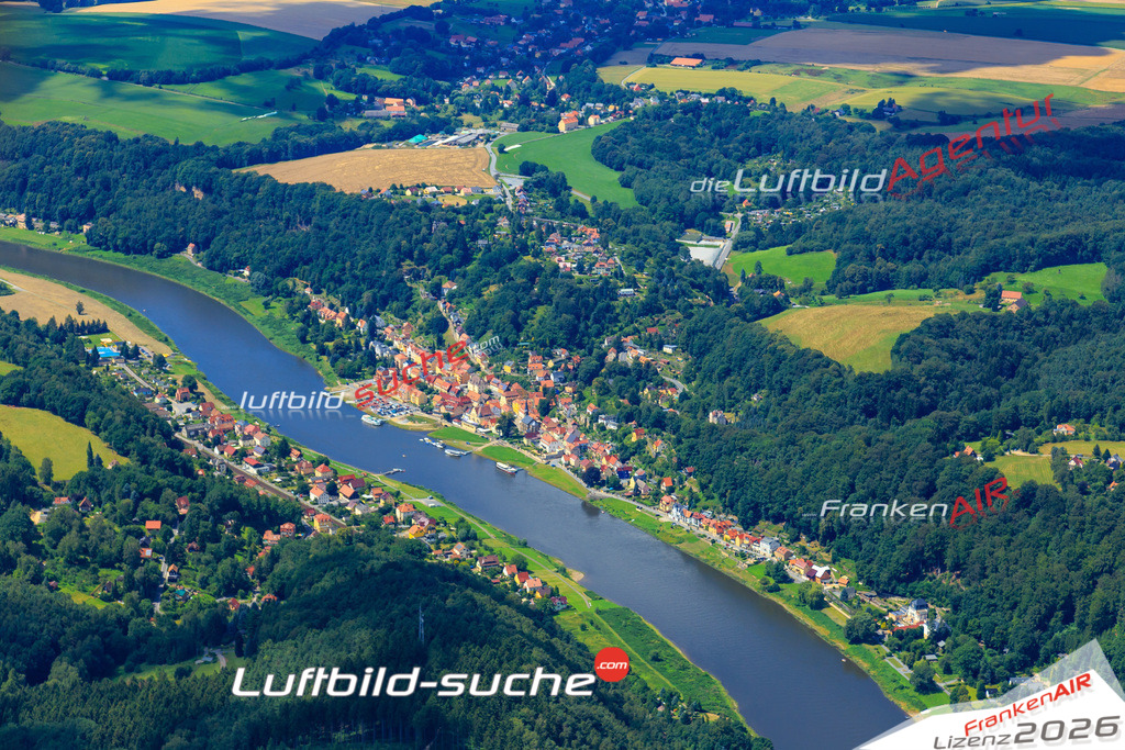 Die Luftaufnahme der Stadt Stadt-wehlen wurde vom UL-Flugzeug heraus erstellt ( keine Drohne )- hohe Auflösung für beste Qualität