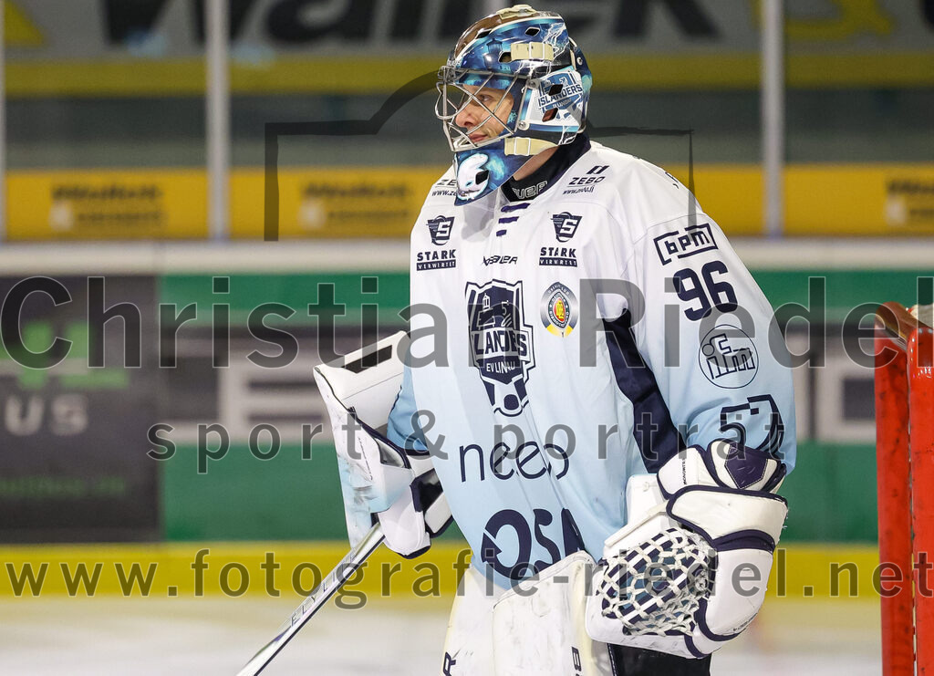 2026-01-06_012_TSV_Erding_gegen_EV_Lindau_Islanders | Erding, Deutschland, 06.01.2026:Eishockey, Oberliga Süd 2025 / 2026, 35. Spieltag, TSV Erding gegen EV Lindau Islanders, Endergebnis: 2:5Torwart Daniel Filimonov (EV Lindau Islanders, #96)Foto: Christian Riedel / fotografie-riedel.net