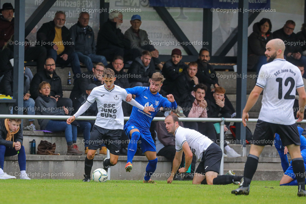 870A3157 | 25.09.2022; Verbandsliga Mitte; Rasenplatz Burg; SSC Juno Burg : VfB Marburg; Ergebnis 1:2 (0:0)