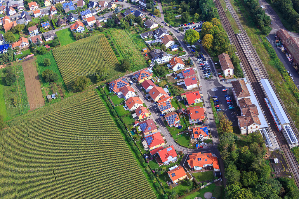 Luftbild: Am bhf in Winden im Bundesland Rheinland-Pfalz in Deutschland.Foto: IMG_072532.jpg vom 19.09.2014 durch Werner Riehm/FLY-FOTO.deAuflösung des Originals: 5472 x 3648 px