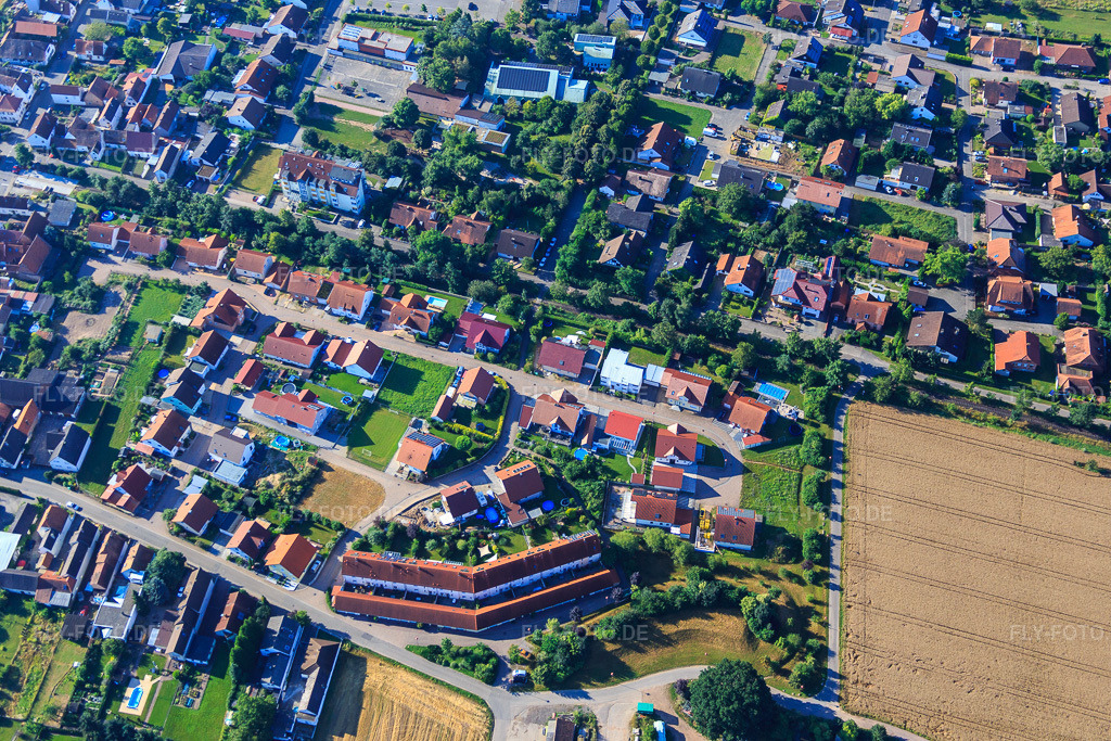 Luftbild: Kurpfalzring in Westheim im Bundesland Rheinland-Pfalz in Deutschland. Foto: IMG_092468.jpg vom 01.08.2016 durch Werner Riehm/FLY-FOTO.de