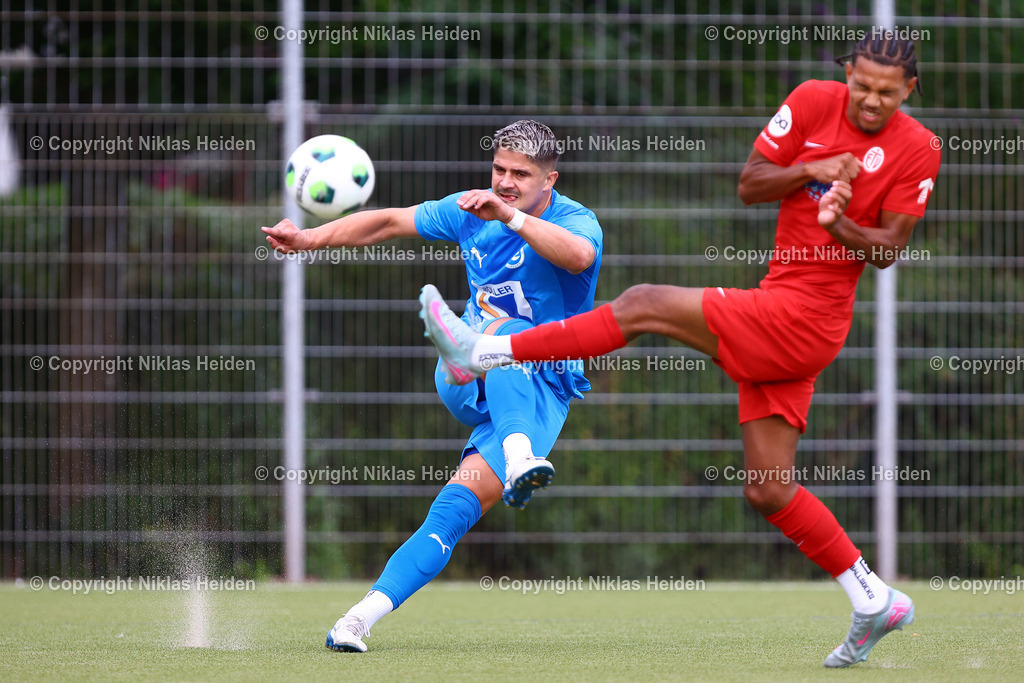 NH_USCPaloma_EimsbüttelerTV_Testspiel_11072025 | #11 Lion Mandelkau (USC Paloma)Fußball I Herren I Testspiel I Saison 2025-2026  I USC Paloma - Eimsbütteler TV I 11.07.2025 I Jonny-Rehbein-Sportplatz